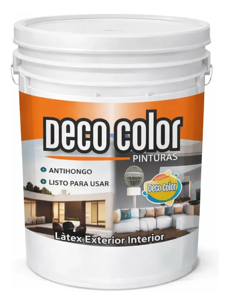 Pintura Látex Económica Decocolor Pastel – Interior | 22 Colores | 10 L
