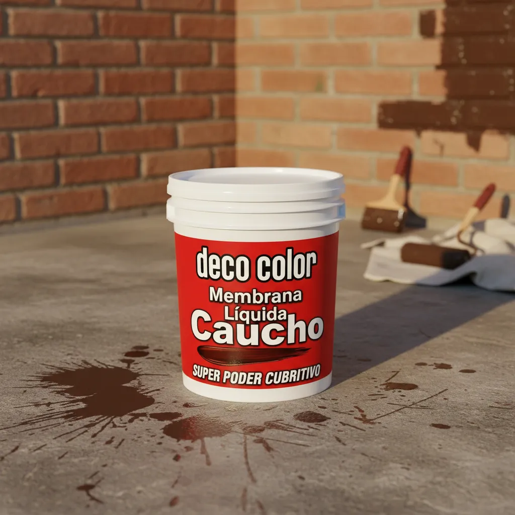 Membrana Líquida con Caucho Procesado Decocolor – Impermeabilizante para Techos | 3 Colores | 20 L - Imagen 2