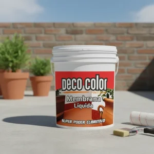 Membrana Líquida Poliuretánica Decocolor – Impermeabilizante para Techos y Terrazas | 2 Colores | 20 L